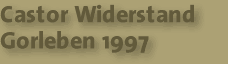Castor Widerstand Gorleben 1997